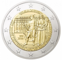 2 EURO 2016 Nationale bank UNC Oostenrijk
